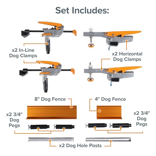 Image of BORA Deluxe Dog Clamp Package with Auto-Adjust Technology