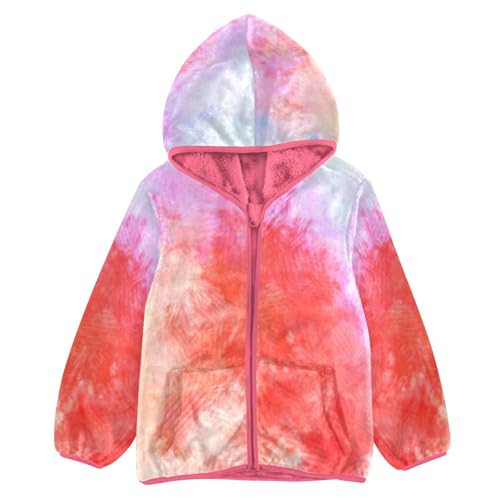 GuoChe Colorful Messy Baby Fleece Jacket