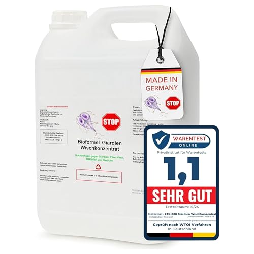 BIOFORMEL Giardien Spray Wischkonzentrat für Hund, Katze & co - Haustier Hygiene Spray - Giardien Desinfektionsmittel gegen Viren Bakterien & Pilze - effektiver Geruchsentferner