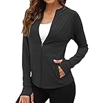 We1Fit Women's UPF 50+ Sun Protection Jacket Hoodie Sun Shirts Hiking Running Athletic Shirt