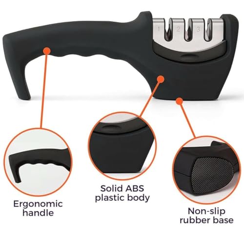 Image of KNIFEPLANET Knife Sharpener Sharpener Tool Advanced Knife Sharpener for Kitchen Knife Sharpener Rod Knife Sharpner Knives Sharpening Tool for Steel Knives,Knife sharpner Rod