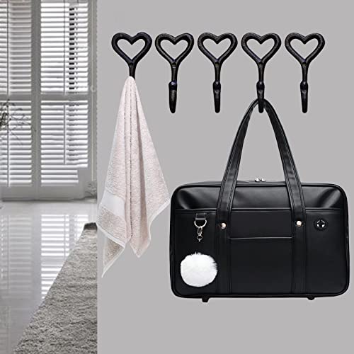 JK Handbag Shopping Bag Zipper Closure Travel Bags Japanese Style Shoulder Bags, Black4