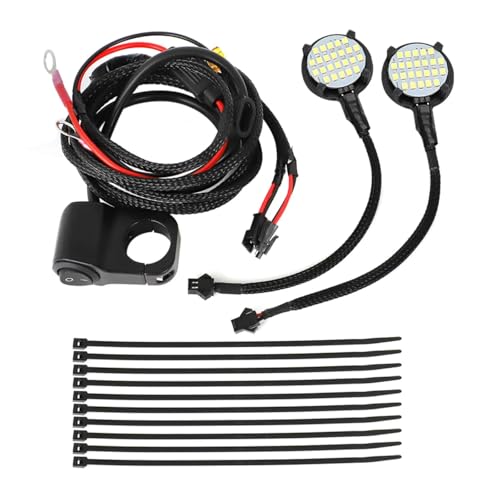 Keliejnese All-in-One Complete LED Headlight Kit Compatible with Yamaha Raptor 90/110 ATV (2016-2024) – Plug & Play, Shockproof for Off-Road