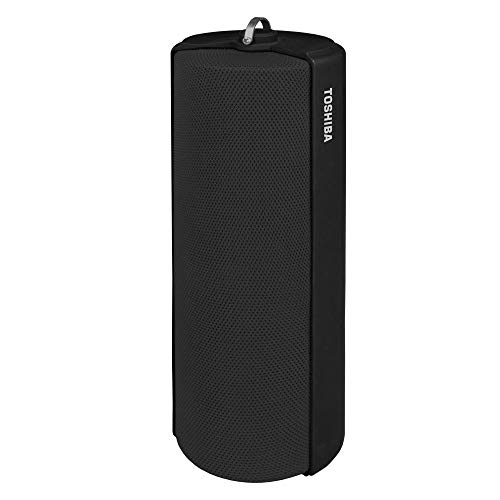 Toshiba Bluetooth Speaker | Wireless Speaker with Bluetooth Technology | 10+ Hour Battery Life | 30 FT Operating Range | Built in Microphone | Portable Speaker with 6 Watts of Power | TY-WSP70(K)