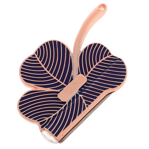 IWOWHERO Womens Stainless Steel Eyebrow Shaver Creative Design Facial Hair Razor for Precise Trimming for Beginners Durable and Sharp Blade for Effortless Grooming