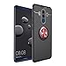 Produktbild Shinyzone für Huawei Mate 10 Pro Hülle,Schwarz und Rot mit 360 Grad drehbarer Ring Ständer,Ultra Dünn Weich TPU Stoßfest Schutzhülle Kompatibel mit Magnetischer Autohalterung