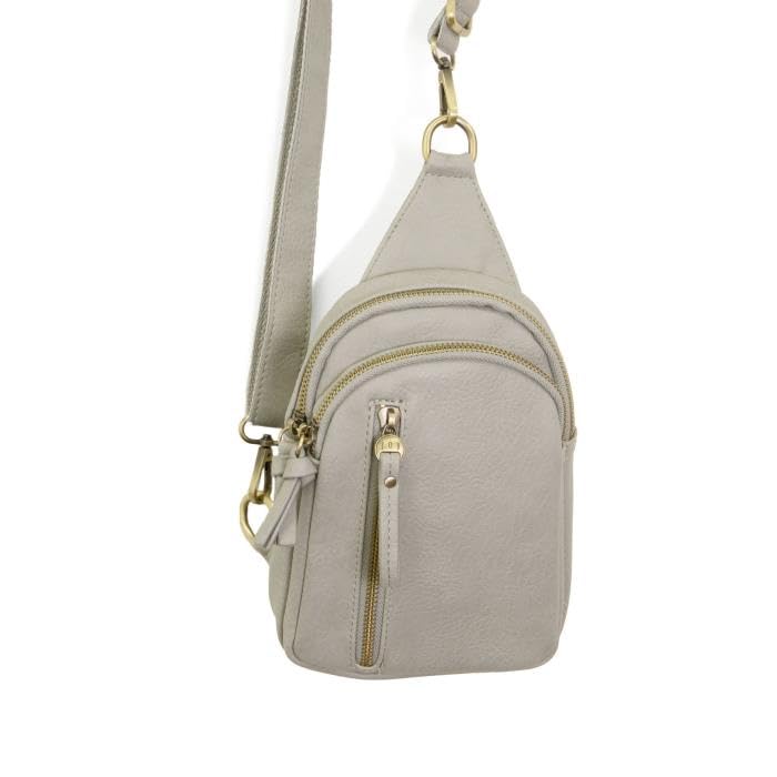 Image of Joy Susan Skyler Sling Bag: Vegan Leather, Zippered Closure, Brass Plated Hardware