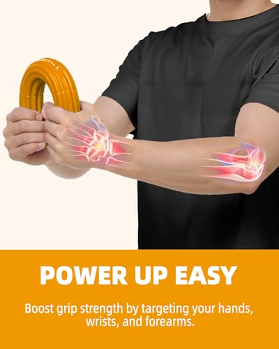 Fitense Flex Therapy Resistance Bar - Tennis Elbow & Golfers Elbow Pain Relief, Physical Therapy Bar for Tendinitis, Wrist, Forearm Rehab - Improve Grip Strength, Muscle Recovery & Hand Rehabilitation - Image 4