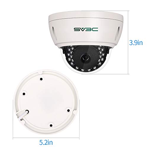 Sv3C Poe Camera Outdoor, 5Mp Ip Poe Camera For Home Security, Super Hd Auto 65Ft Ir Night Vision, Humanoid Recognition, Smart Motion Detect, Remote View, Ip66 Waterproof, Onvif Conformant, H.265, Rtsp #TOP1
