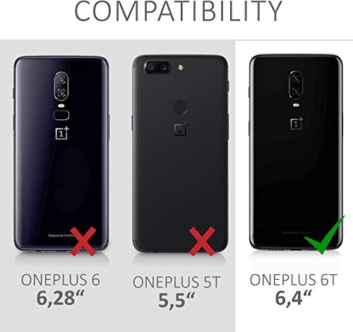 Image of NISHTECH for OnePlus 6T / OnePlus 7 Premium Transparent Hybrid Soft Slim Dust Proof Back Case Cover Silicone with Camera Protection