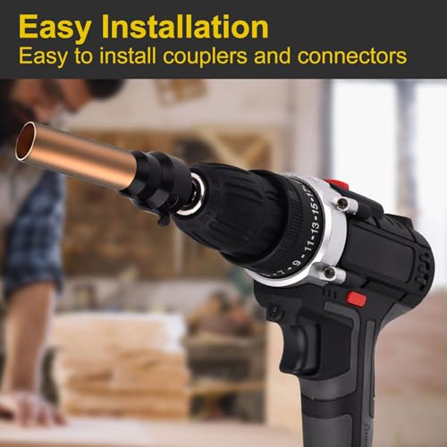 Valkynos Conduit Reamer, Pipe Reamer Tool with Improved Bit Retention, Reaming Screwdriver for 1/2-Inch, 3/4-Inch and 1-Inch Conduit Pipe, Deburring and Chamfering - Thumbnail 6