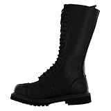 Grinders Hawk King Schwarz 20 Loch Herren Damen Stiefel