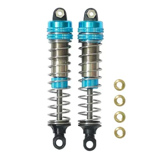RC�V���b�N�A�u�\�[�o�[ Compatible With 1/10 RC Car Upgrade Modification Replacement Spare Accessories Parts 2pcs Metal Shock Absorbers(Blu