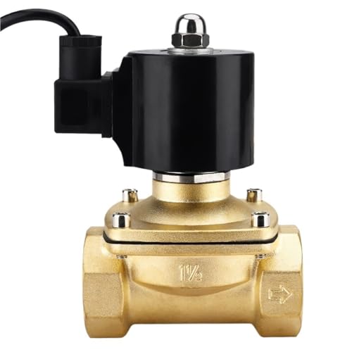 Électrovanne étanche 220V DN32 1-1/4 pouce normalement fermée pour contrôle d'eau - 3