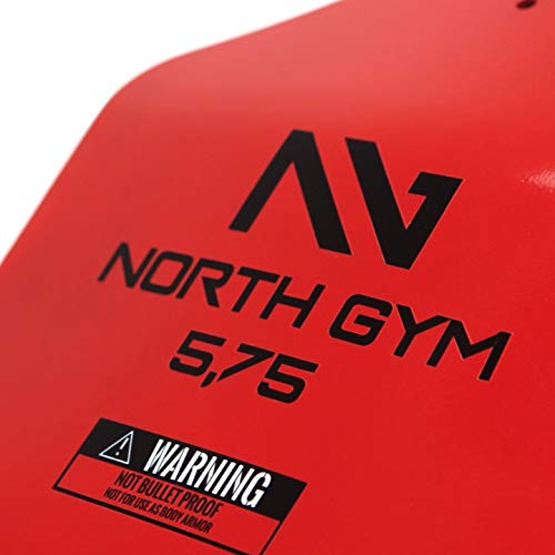 Northgym Adjustable Fitted 14lbs Weighted Vest for Men and Women/Perfect for Endurance & Strength Training and WODs in Black / 2 Moulded 5.75lbs Weight Plates Included