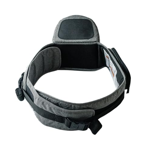 Image of Tushbaby Waistband Extender - Adjustable Extender Accessory Compatible with All Tushbaby Carriers, Extends an Extra 24inches to Fit Comfortably for All Shapes (Grey)