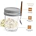 Cabilock 2juegos Taza De Desayuno Portátil Taza De Avena Duradera Frasco De Avena Con Cuchara Hermeticidad Imagen de Cabilock 2juegos Taza De Desayuno Portátil Taza De Avena Duradera Frasco De Avena Con Cuchara Hermeticidad