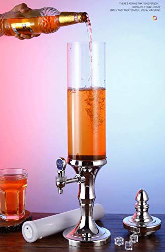 Nomal Tabletop Wine Beer Tower Beverage Juice Dispenser With Led Colorful Shinning Lights For Bar Party Restaurant Ktv Barbecue Restaurant thumb #5