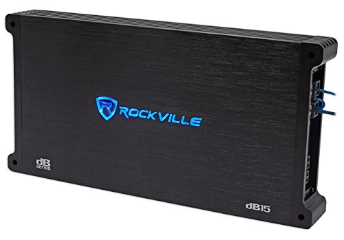 Rockville Db15 6000 Watt Peak/1500W Rms Mono 2 Ohm Amplifier Car Audio Amp #TOP1