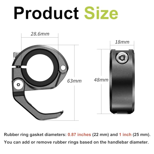 LOKTENWO Aluminum Alloy Helmet Hook Holder