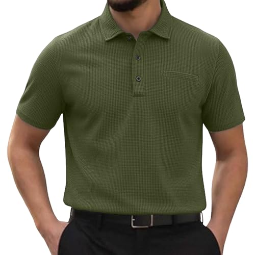 T-shirt en soie respirant à revers pour homme adepte du chic estival