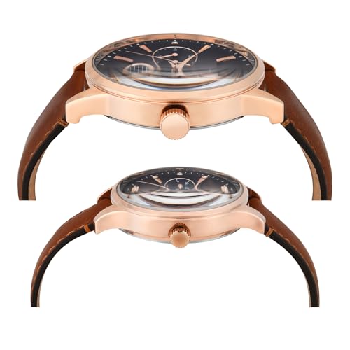 TIMEX Leather Unisex Pairs Blue Round Multifunction Dial Analog Watch- Tw00Pr302 - Image 4