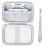 Supmay Hard Carrying Case Compatible with Canon Ivy 2 Mini Photo Printer, Wireless Bluetooth Portable Smartphone Printer, Mesh Pocket for USB Cable, Zink Photo Paper, Grey