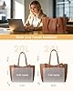 LOVEVOOK Laptop Tote Bag for Women 15.6 In Work Bags with Triple Compartments Large Faux Leather Computer Office Briefcase #1
