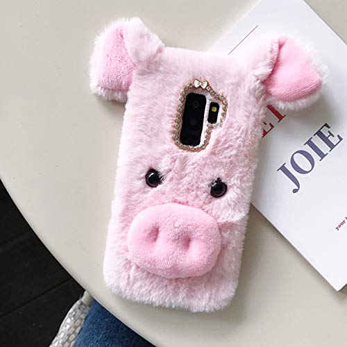 Coque Samsung Galaxy S9 Plus rose anti-choc et douce en main