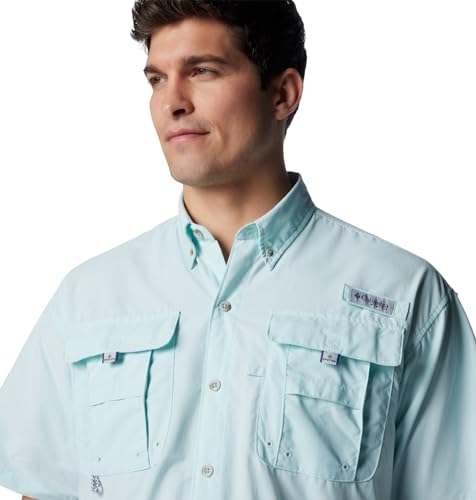 Image of Columbia Men Omni-Shade Bahama II Hiking and Trekking Short Sleeve Shirt