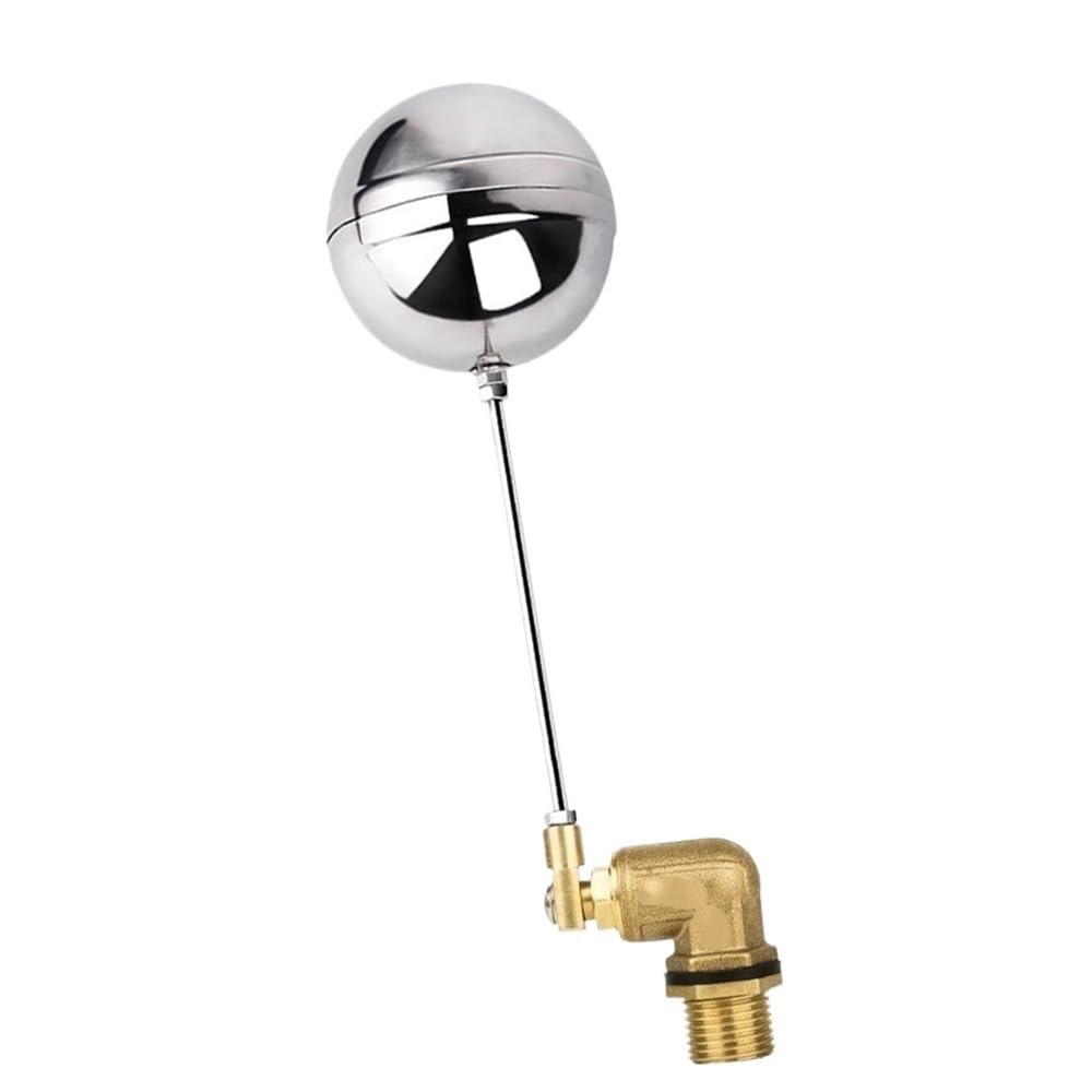 Gonchenjiu One Color Water Level Control 1Pc Dn25 Quick-Open Float Valve, Dn15 Dn20 Practical Ceramic Core Brass Floating Ball For Toilet Tanks(20)