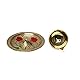Small Diya Deepak Pooja Diya Puja Item Religious Brass Oil Lamp for Pooja Indian Traditional Festival Decoration Diya Lighting Accessories Gift Items Pooja Kit Lanterns Lamps(Size:-3)(Golden)