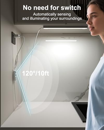 Image of ASOKO Motion Sensor Dimmable Led Under Cabinet Light, 12 inch Daylight White