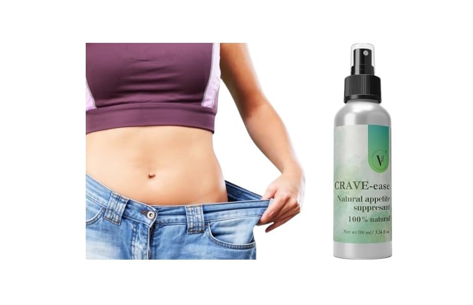 CRAVEease Natural Essential Oil Mist – Aromatherapy Craving Control Spray for Curb Craving & Mindful Eating – 100ml
