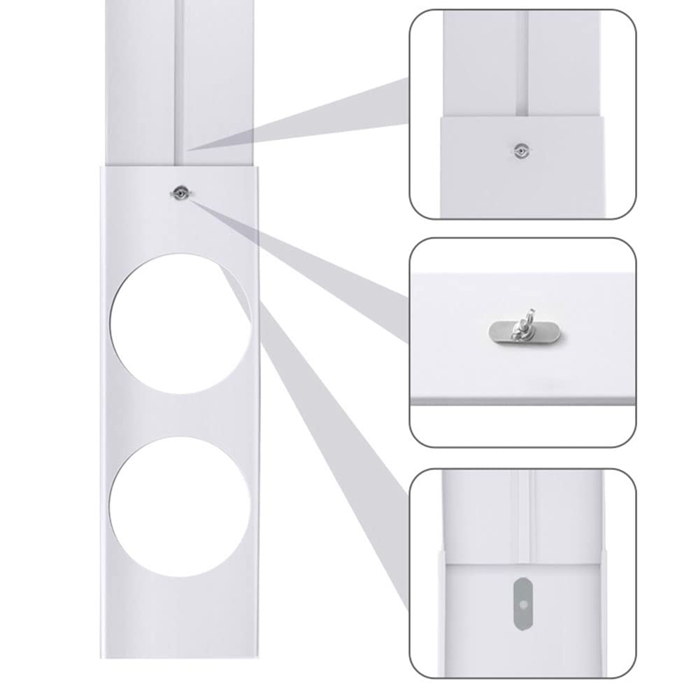 Kit Sfiato Per Condizionatore Portatile - Connettore Regolabile Per Finestra - Foto 10
