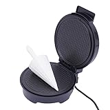 1200 W Hörnchenautomat mit Kegel, Hörnchenautomat für hauchdünne Waffeln, Waffelkegel Maker,...