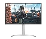 LG Ultrafine 27UP550N 27” 4K UHD (3840x2160) IPS Monitor with USB-C PD 90W, 60Hz, 5ms, HDR10, sRGB 98%, AMD FreeSync, Tilt/Height/Pivot, White