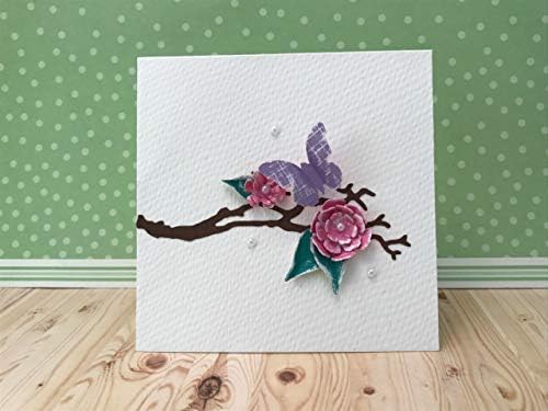 Sizzix, Multi Color, Thinlits Die Set 661806, Tattered Florals by Tim Holtz, 21 Pack, One Size (SIZ661806)