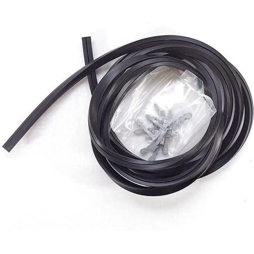 ALGOMAS Kit joint four universel | 6 crochets métalliques | 2 mètres | Comprend un manuel d'instructions | joint de porte pour efficacité énergétique