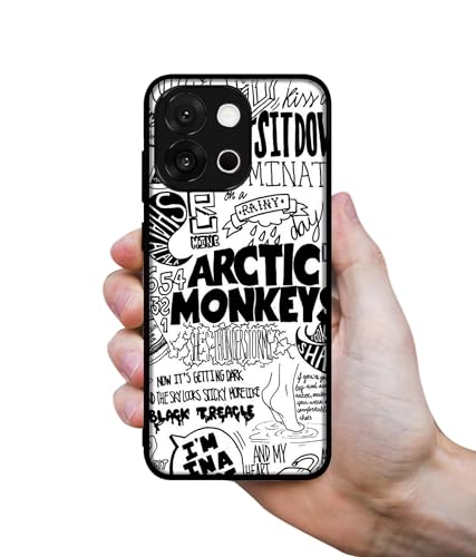 Image of Arctic Monkeys Pattern Design Premium 2D Printed Metal Back Case Cover for OnePlus 13s 5G / 13T 5G