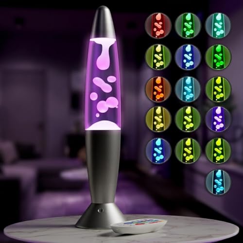 Light You 13.5 Inch LED Liquid Motion Lamp for Adults 17 Color Changing