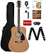 Fender FA-115 Acoustic Guitar Bundle with Gig Bag, Tuner, Strings, Strap, Picks, and Austin Bazaar Instructional DVD