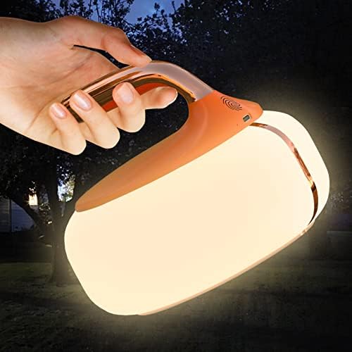 Cordless Rechargeable LED Portable Table Lamp,4000mAh Battery Operated Night Light 4-Way Touch DimmableTable Lamp for Bedside/Livingroom/Indoor/Outdoor/Patio/Walking/Reading/Camping/Tent/Travel/Gifts