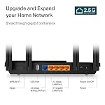 TP-Link AX3000 WiFi 6 Router (Archer AX55 Pro) - Multi Gigabit Wireless Internet, 2 x 2.5 Gbps Ports, Dual Band, VPN Router, OFDMA, MU-MIMO, USB 3.0 Port, WPA3, Compatible with Alexa - Image 4