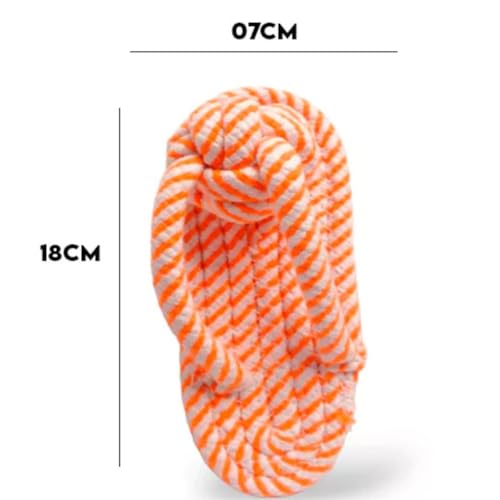 Chinelo de Corda Brinquedo Mordedor para Cachorro cor Sortida