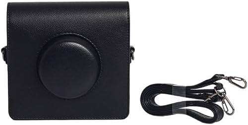 For FUJIFILM instax WIDE Evo Full Body Leather Camera Case Bag with Strap(Black)