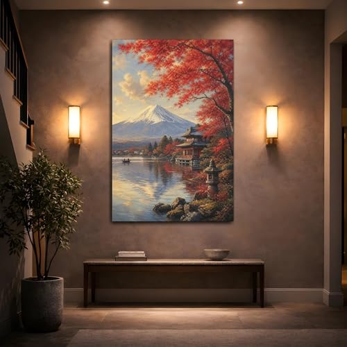 Tableau côtier déco salon moderne avec toile verticale 60x90 - 2