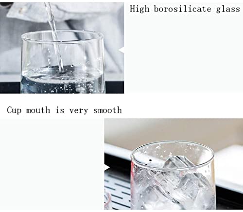 Whiskey Champagne Glasses Water Tumblers Glasses Crystal Glasses, For Drinking Coffee, Latte, Tea, Juice - Fashioned Glass Tumblers Drinking Glasses Wine Glass (Color : B(4Pcs)) #TOP2