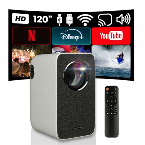 Proyector portatil para movil SALORA 45BHM2550 1280x720 HD de 2500 lúmenes