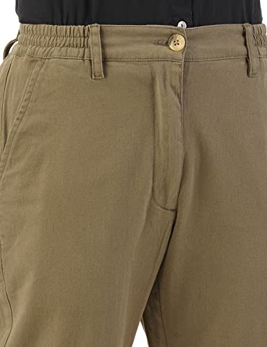 Image of FYLTR Women's Stretch Cotton Comfort Chinos with Elasticated Waistband